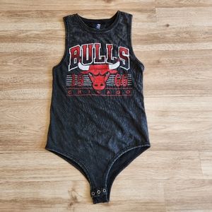 NBA Chicago Bulls Bodysuit - Charcoal Gray